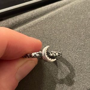 James Avery Starry Night Sterling Silver Ring Size 7